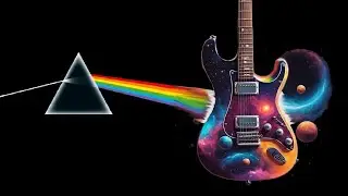 Atmospheric Pink Floyd Style Guitar Backing Track in E Minor
