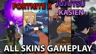 Fortnite x Jujutsu Kaisen All Skins Gameplay Satoru Gojo & Megumi Fushiguro & Yuji Itadori & Nobara