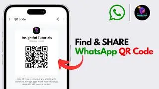 How To Find & Share WhatsApp QR Code (2024) | Find WhatsApp QR Code | Share WhatsApp QR Code