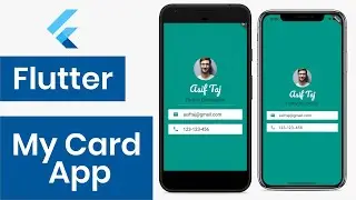 My Card App || Flutter UI design || Flutter Tutorials #6 Part 1