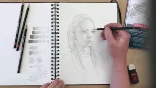Portrait Drawing with Jake Spicer and Derwent