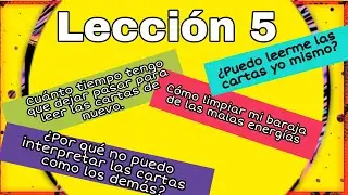 Lectura de carta españolas  Lección 5