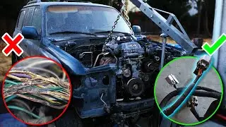 Restoring My OLD Wiring Harness and Making it Look NEW! | 80 Series Land Cruiser