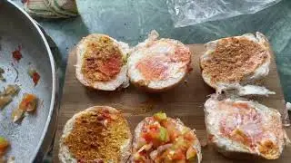 Bachelor style Veg Mini Burger at home | Family Time | Quick Breakfast Recipe