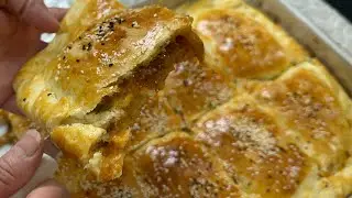 فطيرة سهلة بحشوة اقتصادية وطعم روعة