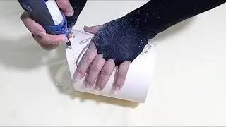 Aprenda fazer uma luminária de pvc borboleta
