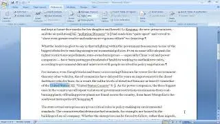Create Index in Word