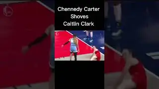 Chennedy Carter pushes Caitlin Clark