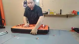Плоский плот-буй для подводной охоты