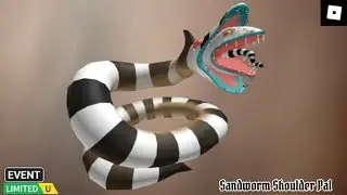 [EVENT] How To Get The FREE *Sandworm Shoulder Pal* | ROBLOX - Escape the Afterlife ^^