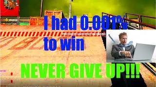 I had zero chance of winning... check it out!!
