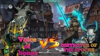 shadow fight 3 Voice of bones or King of legion vs distroyer of the Epochs set