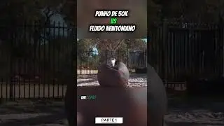 Punho de 50k vs fluido newtoniano😱#shorts #curiosidades #invençoes #punhodeferro #fluidononewtoniano