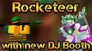 Rocketeer with new DJ Booth Intermediate Mode Roblox Tower Defense Simulator