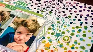 Exclusive 12x12 Layout Process Video | Sequins Galore