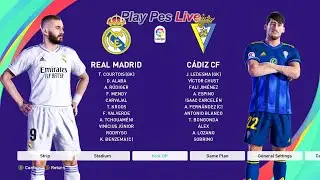 PES Match - Real Madrid vs Cadiz - La Liga 2022/23 - PC Gameplay