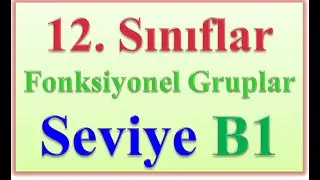 12. SINIFLAR FONKS  GRP SEVİYE B1