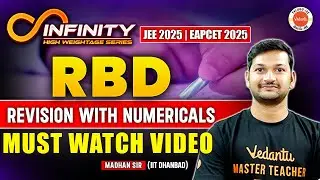 RBD - Revision With Numericals | JEE Physics | Class 12 Physics | JEE EAPCET 2025 | Madhan Sir