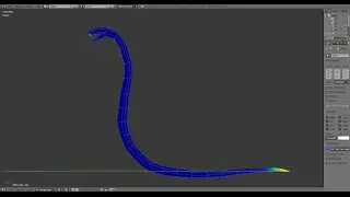 Speed modeling Snake in Blender (modeling & rigging)/Моделирование змеи в Блендере