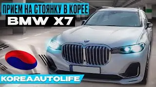 Осмотр выкупленной BMW X7 40d на нашей стоянке в Корее