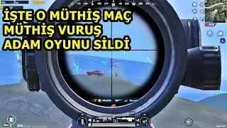 İŞTE O MÜTHİŞ MAÇ MÜTHİŞ VURUŞ ! ADAM OYUNU SİLDİ SOLO SQUAD PUBG MOBİLE