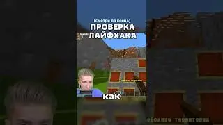 Проверка Лайфхаков в Майнкрафт - Невидимая Рамка 