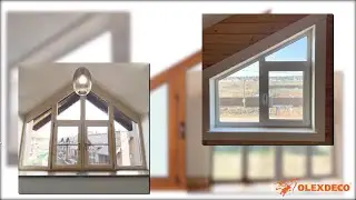 Карниз для римских штор "Скос" на скошенное окно (мансардное)
