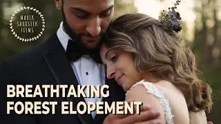 Breathtaking Forest Elopement 🎄🎄 Québec countryside romantic wedding film ✨❤️