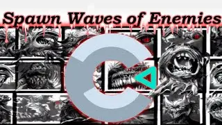 Spawn Waves of Enemies - Track enemies on Screen - Construct 3 Tutorial