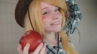 АСМР Ночь на яблочной ферме с Эплджек🍎Ролевая игра//Тихий голос, звуки дождя☔ASMR Applejack Roleplay