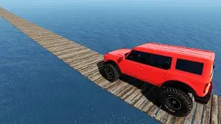 Epic High Speed Cars Jumps Vs Donal Duck rashes BeamNG Drive