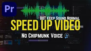 How to SPEED UP Video in Premiere Pro WITHOUT Changing AUDIO PITCH