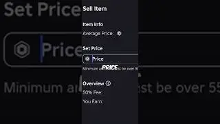 How To Sell Items On Roblox For Robux