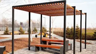 Перголы и комплекты столов для ЖК 