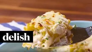Chicken Alfredo Roll-Ups | Delish