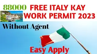 Italy Seasonal Visa For Diferent Country 2023!Get Easy Apply!Agriculture & Construction Jobs!