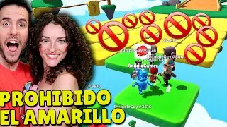 🟨❌ PROHIBIDO TOCAR el AMARILLO ¡RULETA COLOR STUMBLE GUYS!