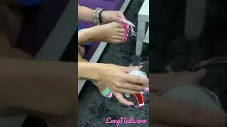 Putting on my Loubis - LongNails.com