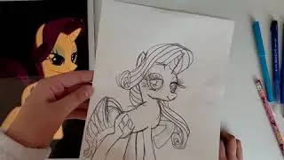 Drawing Rarity _ My little pony