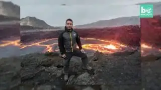 Playing With Fire - Photographer Gets Dangerously Close To Lava Lake - Erta Ale, Ethiopia