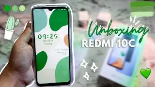 Unboxing XIAOMI REDMI 10C (Mint Green) + ASMR ♡♡| Zai