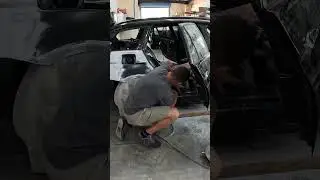 After the E91 body is prepped, It is time to get everything primed and painted with the Fire Orange!