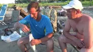 Рыбалка на живца судака. Река Иртыш.