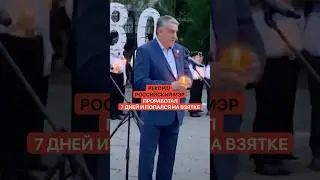 Record! Russian mayor worked for 7 days and was caught taking a bribe.