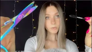 ASMR| Doing Your Eyebrows W/ Inaudible Whispering/Personal Attention