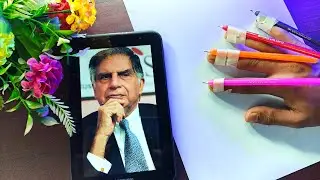 Ratan Tata Drawing | Small Tribute To Sir Ratan Tata | Sachinart23