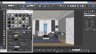احترف الماكس فى ربع ساعه living room 3dmax workshop 1_ lec 4 l