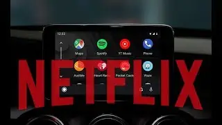 How to watch netflix on Android Auto and fix black screen problem.