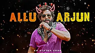 Allu Arjun Efx Status 👿 Happy Birthday Allu Arjun ⚡ Birthday Special Efx Status