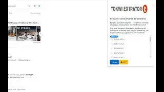 Scrapeador de numero de Telefono y Exporta to CSV